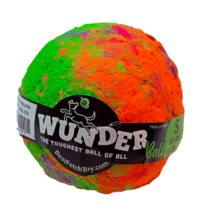WUNDERball natural rubber fetch ball for dogs