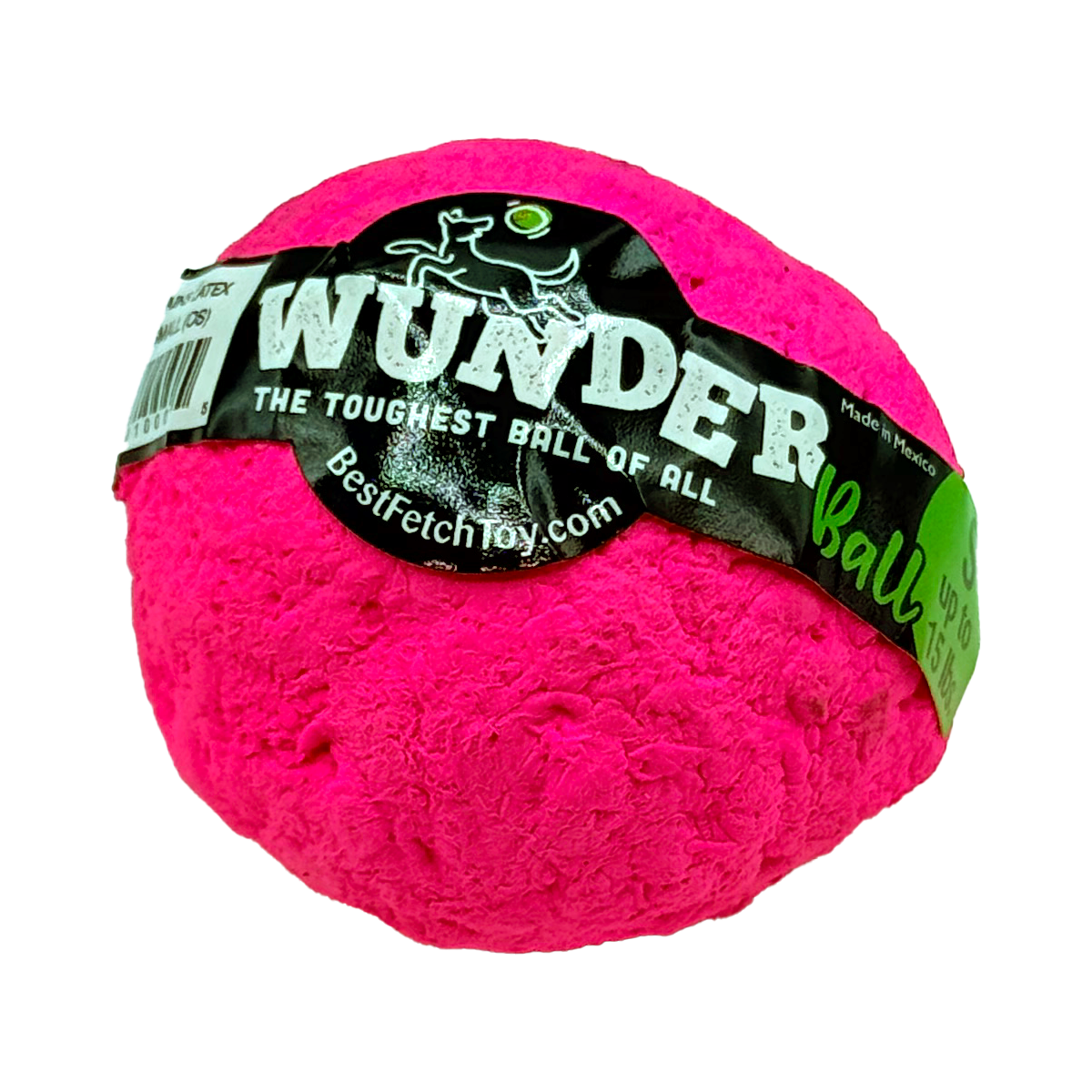 WUNDERball natural rubber fetch ball for dogs
