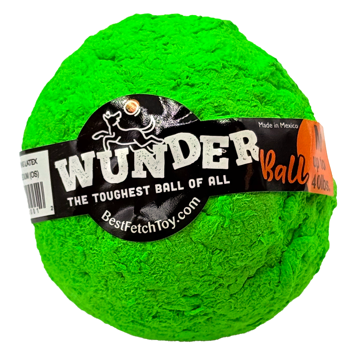 WUNDERball natural rubber fetch ball for dogs