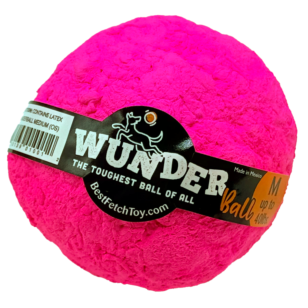 WUNDERball natural rubber fetch ball for dogs