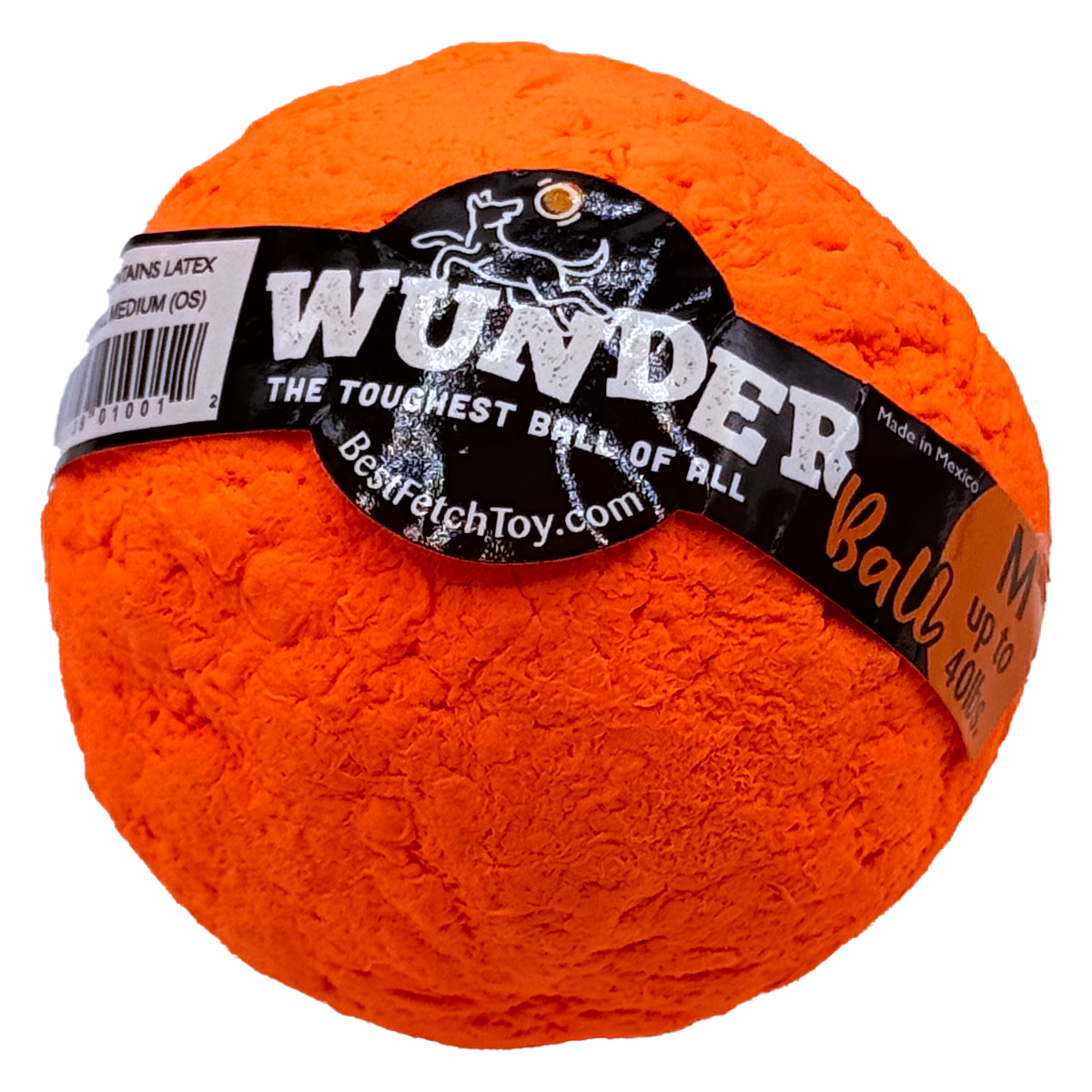 WUNDERball natural rubber fetch ball for dogs
