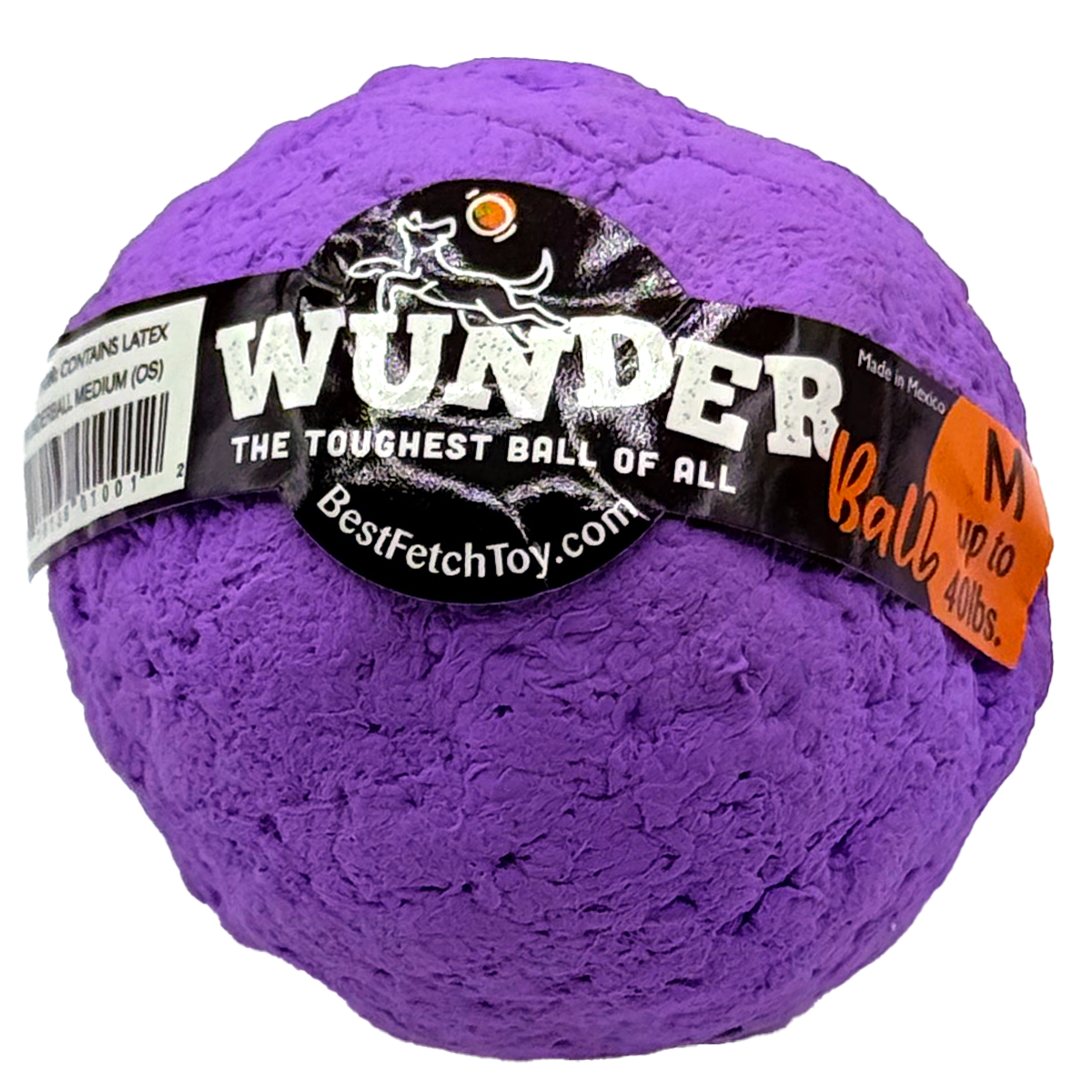 WUNDERball natural rubber fetch ball for dogs
