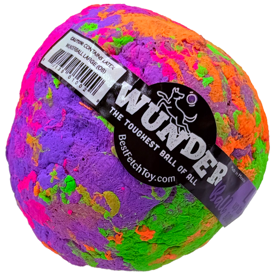 WUNDERball natural rubber fetch ball for dogs