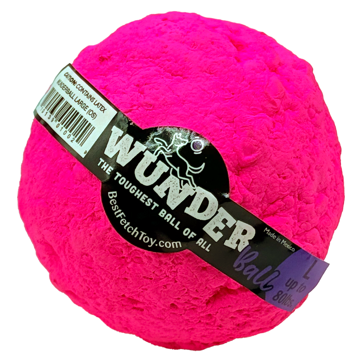 WUNDERball natural rubber fetch ball for dogs