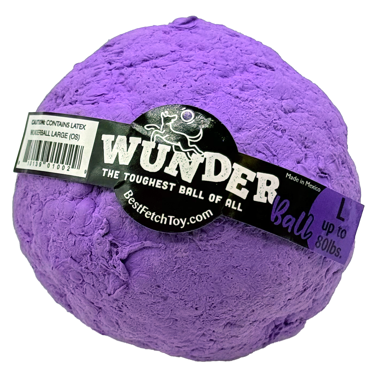 WUNDERball natural rubber fetch ball for dogs