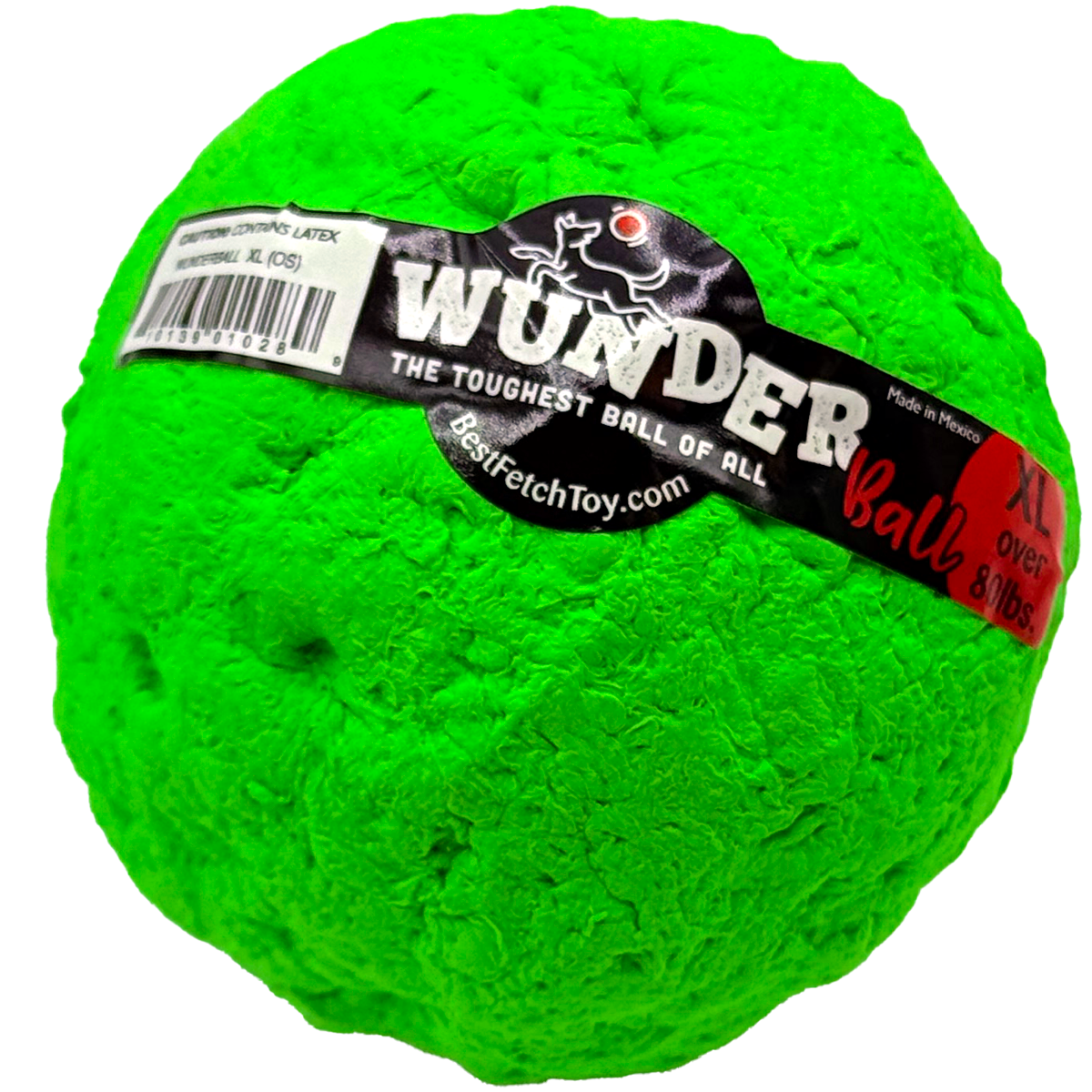 WUNDERball natural rubber fetch ball for dogs