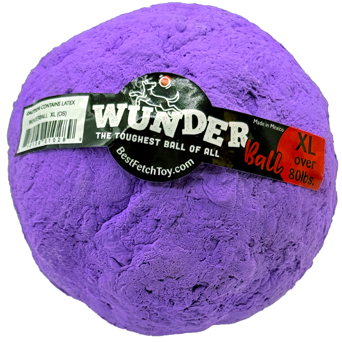 WUNDERball natural rubber fetch ball for dogs