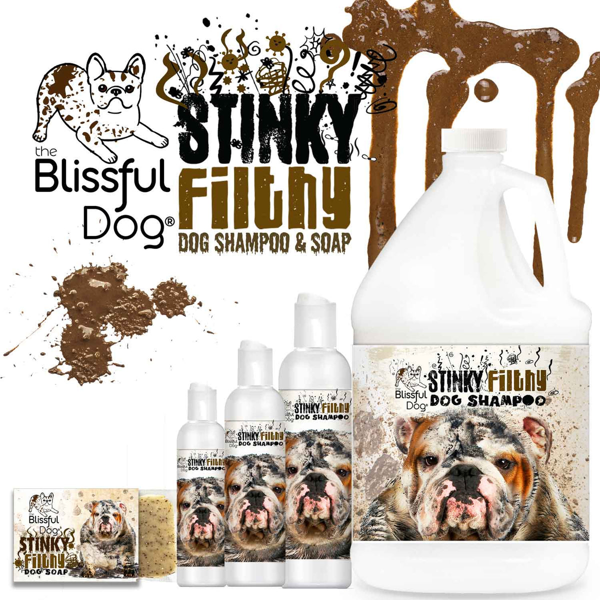 Stinky Filthy deodorizing dog shampoo