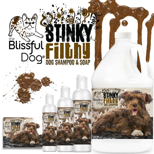 Stinky Filthy deodorizing dog shampoo