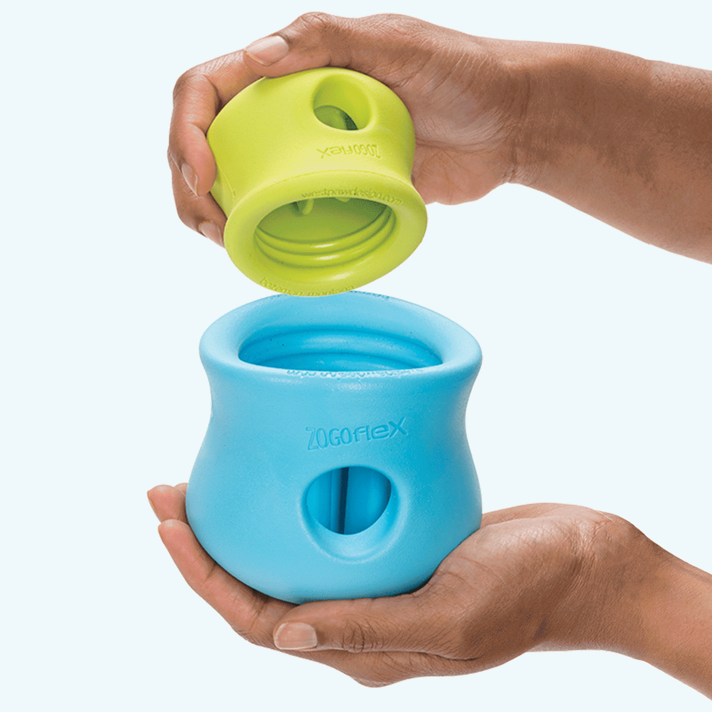 West Paw Toppl treat-dispensing puzzle toy for dogs