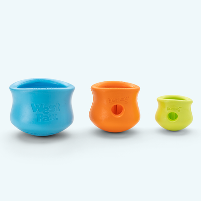 West Paw Toppl treat-dispensing puzzle toy for dogs