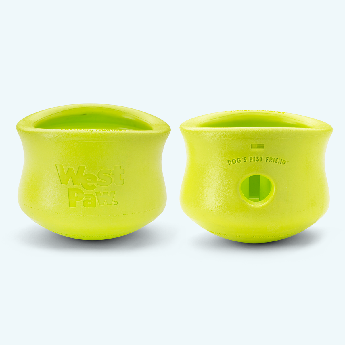 West Paw Toppl treat-dispensing puzzle toy for dogs