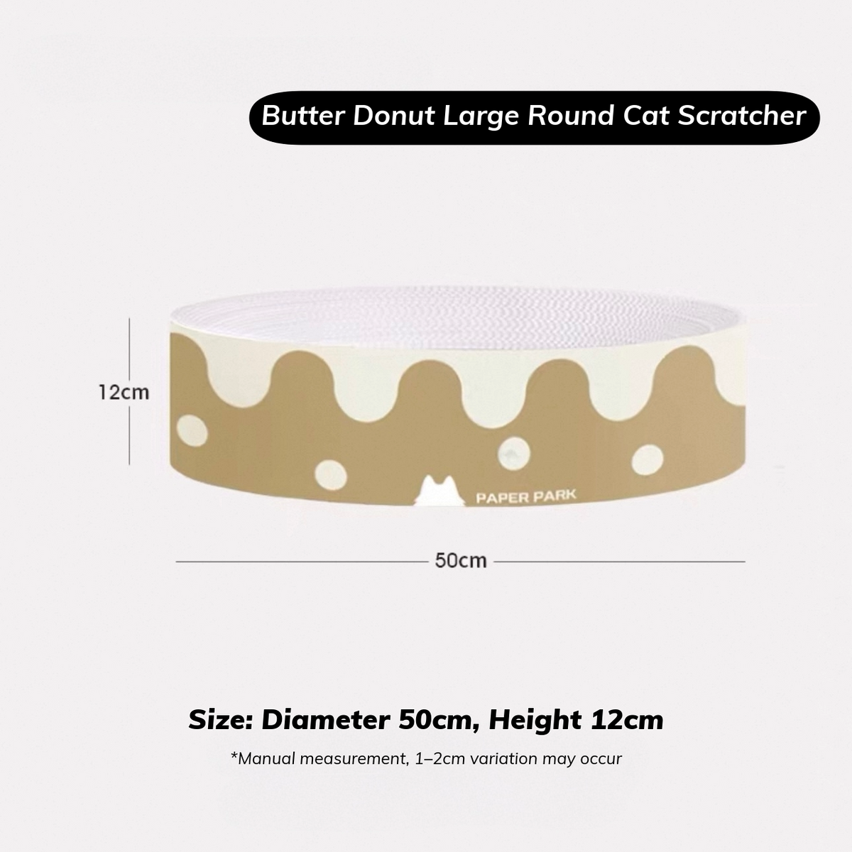 Paper Park cardboard cat bed and scratcher