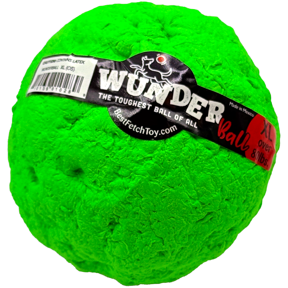 WUNDERball natural rubber fetch ball for dogs