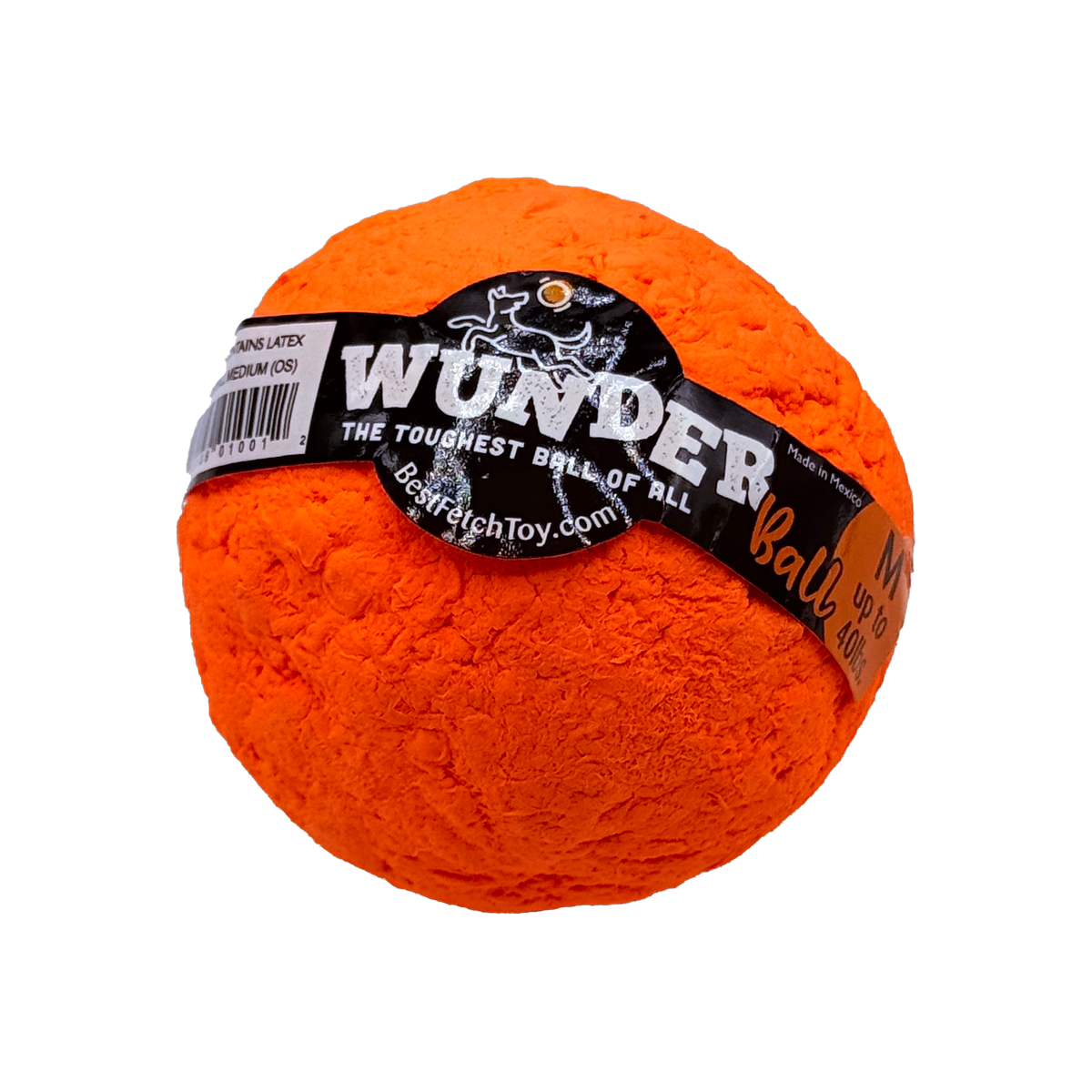 WUNDERball natural rubber fetch ball for dogs