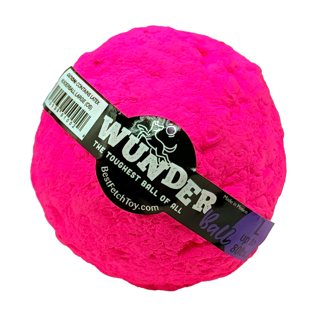 WUNDERball natural rubber fetch ball for dogs