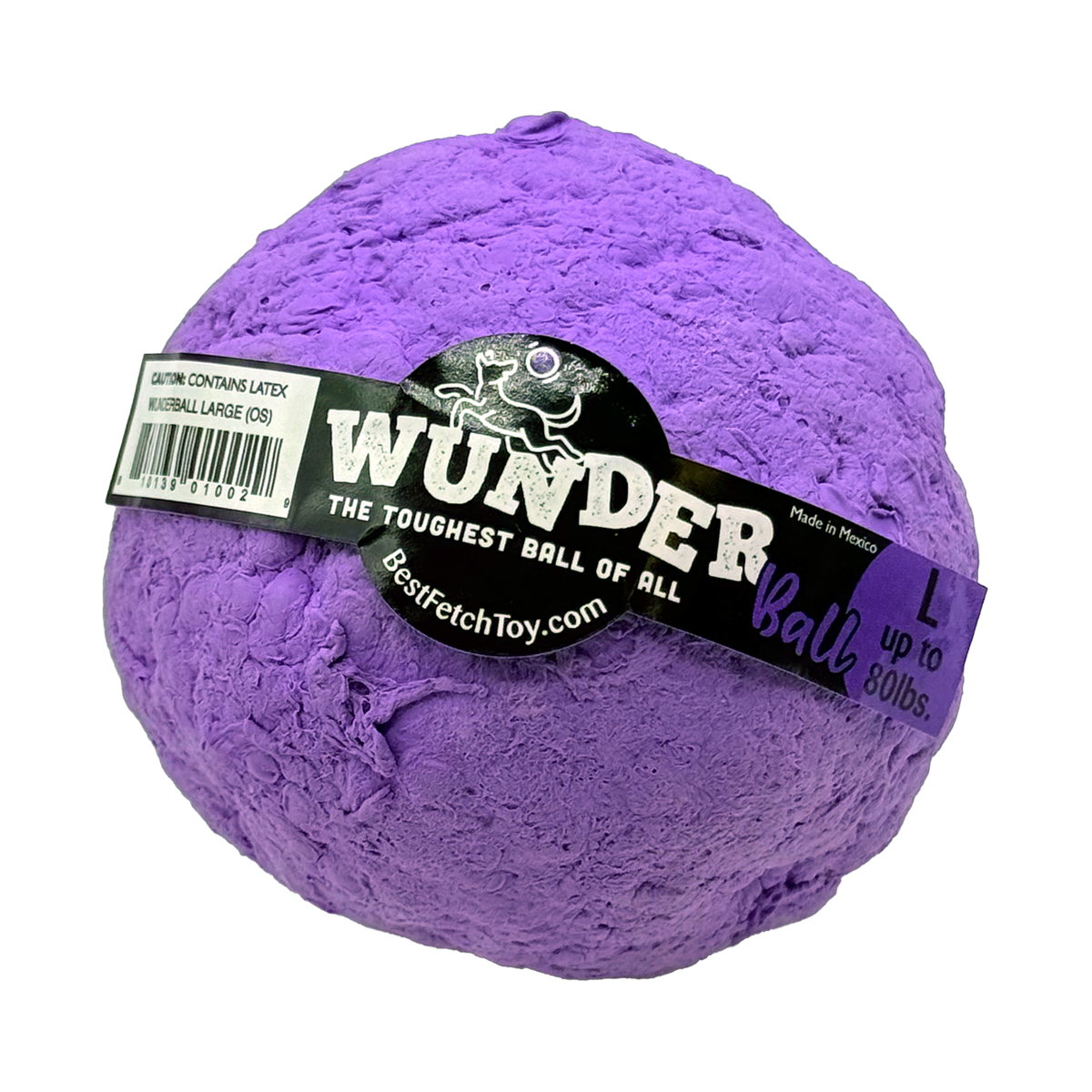 WUNDERball natural rubber fetch ball for dogs