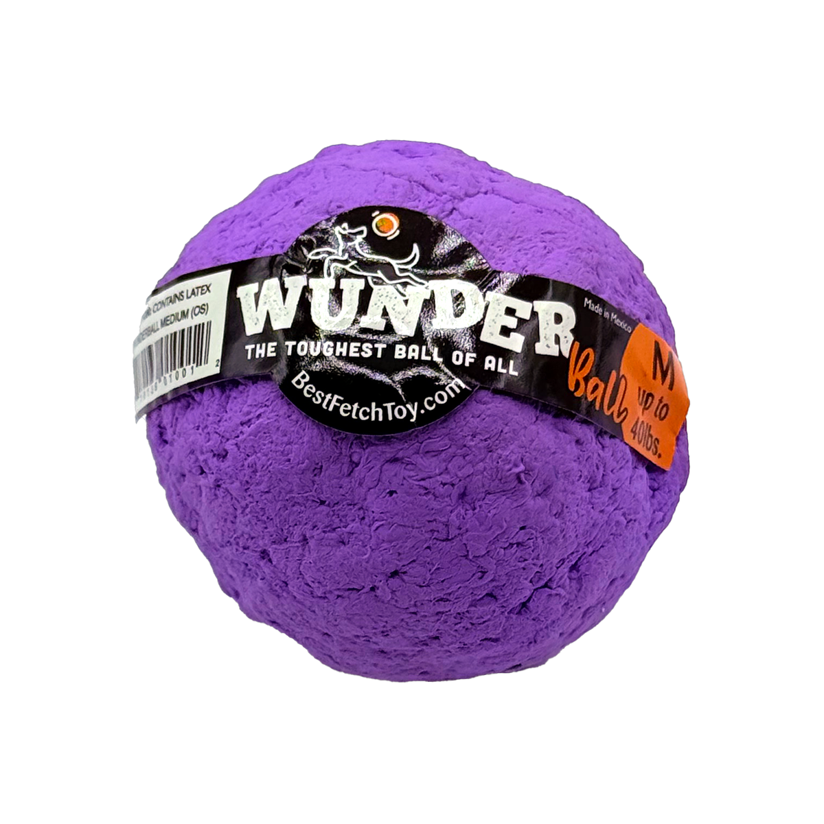 WUNDERball natural rubber fetch ball for dogs