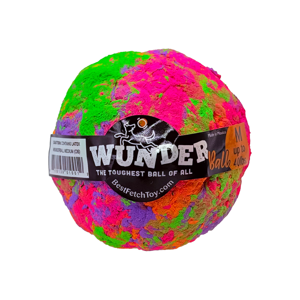WUNDERball natural rubber fetch ball for dogs