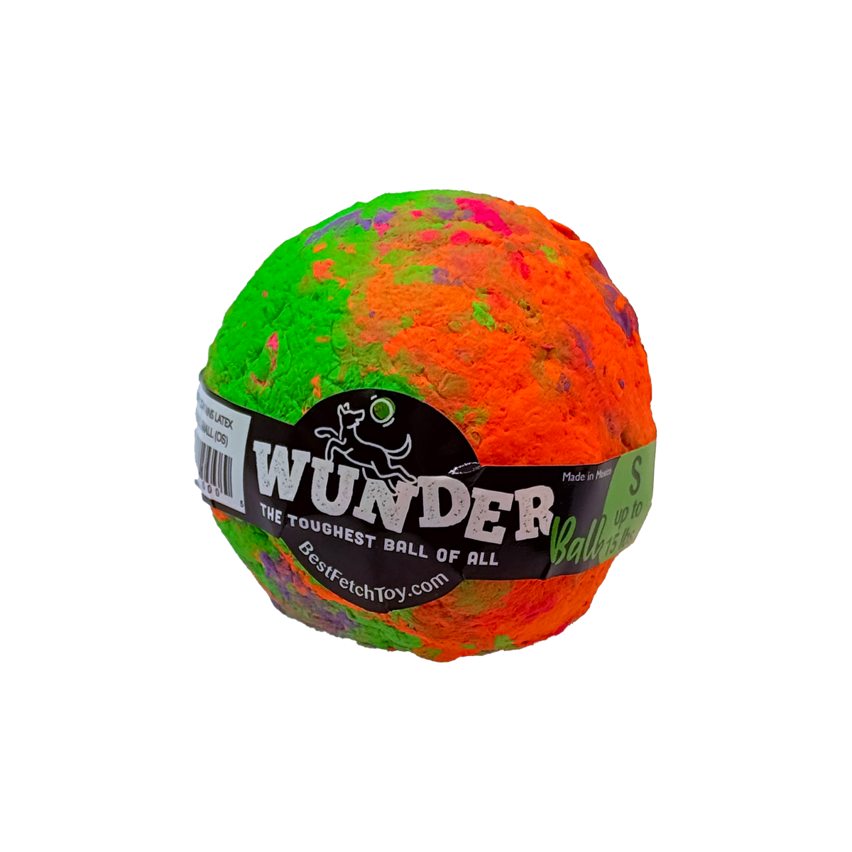 WUNDERball natural rubber fetch ball for dogs